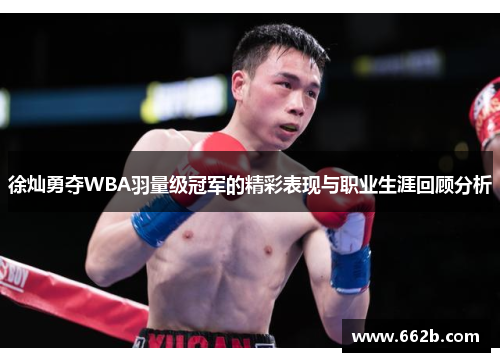 徐灿勇夺WBA羽量级冠军的精彩表现与职业生涯回顾分析