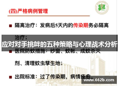 应对对手挑衅的五种策略与心理战术分析
