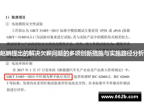 赵鹏提出的解决欠薪问题的多项创新措施与实施路径分析